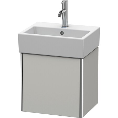 Xsquare Wall-Mounted Vanity Unit Concrete Gray Matt